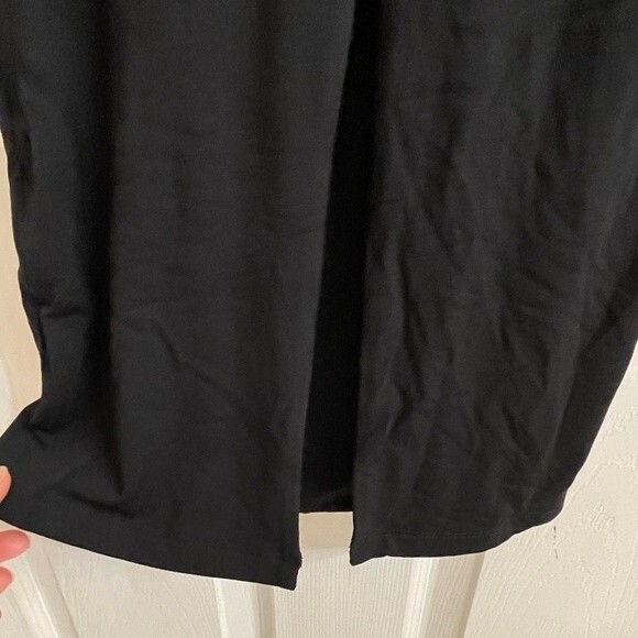 Good American NWT Twist Peek A Boo Long Sheath Dress Size 0 - Picture 6 of 10